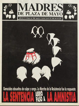 Tapa de Diario &quot;Madres de Plaza de Mayo&quot; año II, no. 14