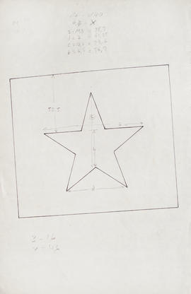 Boceto vinculado con la serie &quot;Estrellas e instrumentos para estrellar&quot;