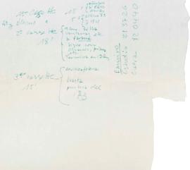 Lista [orden de los casetes para musicalizar el documental &quot;Juan Pablo Renzi: obras de 1963 ...
