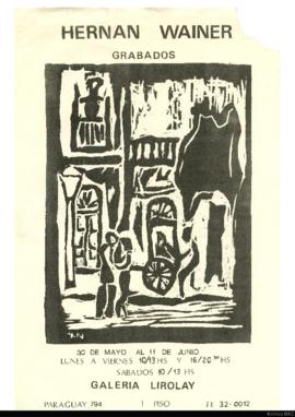 Catálogo de la exposición &quot;Hernán Wainer: grabados&quot;