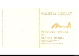 Catálogo de la exposición &quot;Blanca Medda: dibujos&quot;