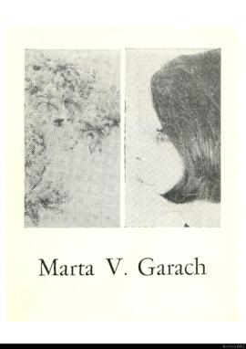 Catálogo de la exposición &quot;Marta V. Garach&quot;