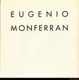 Folleto de la exposición &quot;Eugenio Monferran: dibujos geométricos&quot;