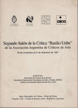 Libro &quot;Segundo Salón de la Crítica &quot;Basilio Uribe&quot; de la Asociación Argentina de Críticos de Arte&quot;