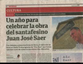 Un año para celebrar la obra del santafesino Juan José Saer