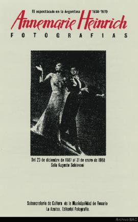 Exposición &quot;El espectáculo en Argentina 1930-1970 Annemarie Heinrich Fotografías&quot;
