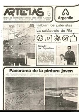 Artículo periodístico de Julio César Bandín Ron titulado &quot;Panorama de la pintura joven: apro...