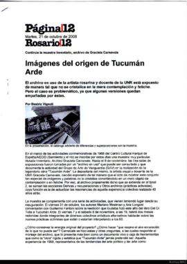 Imágenes del origen de Tucumán Arde