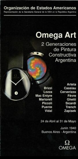 Catálogo de la exposición “Omega Art: 2 Generaciones de pintura constructiva argentina&quot;