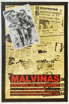 Afiche promocional del Documental &quot;Malvinas : historia de traiciones&quot; de Jorge Denti
