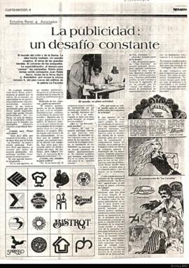 Entrevista del diario Rosario a Juan Pablo Renzi titulada &quot;La publicidad: un desafío constante&quot; (copia)