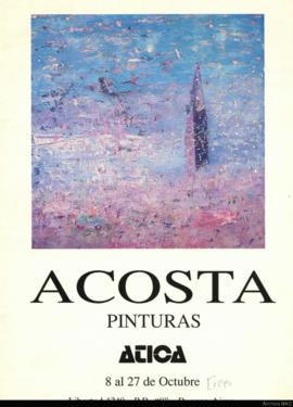 Catálogo de la exposición “Acosta: pinturas&quot;
