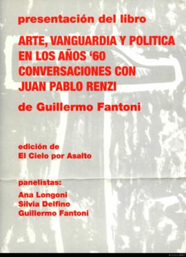Presentación del libro &quot;Arte, vanguardia y política en los años 60&quot;