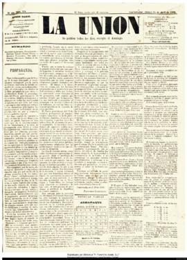 La Unión : diario de la mañana, año 2, no. 134