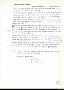 Carta a Miguel Ángel Lens
