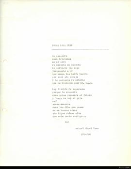 Poema para Juan