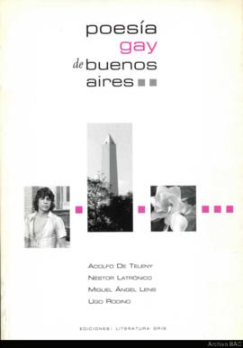 Libro &quot;Poesía gay de Buenos Aires&quot;