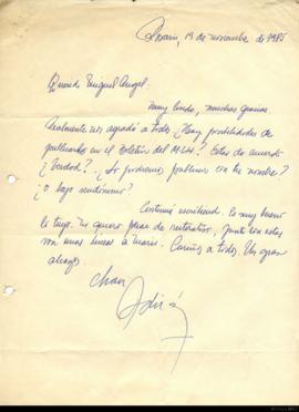 Carta de Adrián a Miguel Ángel Lens